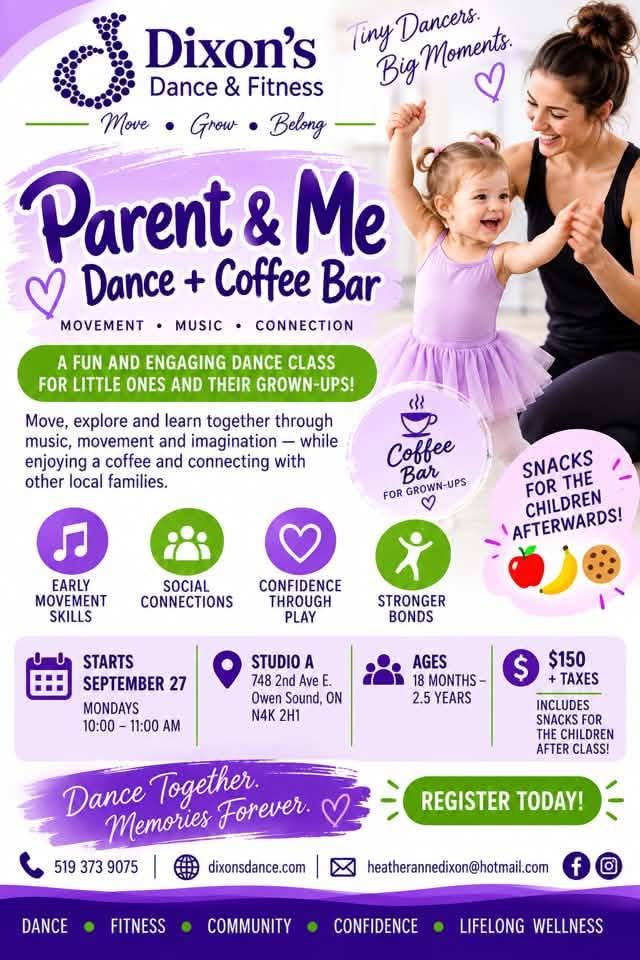 Event image of parent and me dance + coffee bar