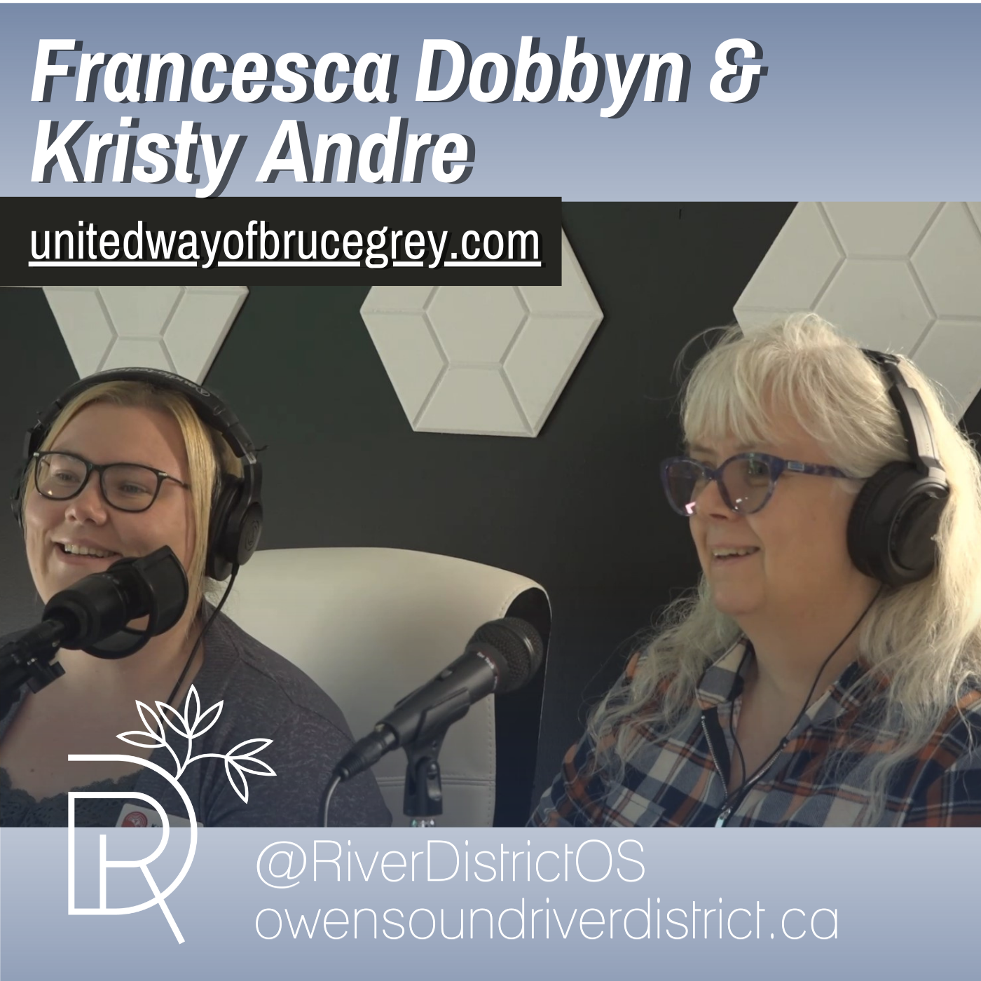 united way grey bruce in podcast studio